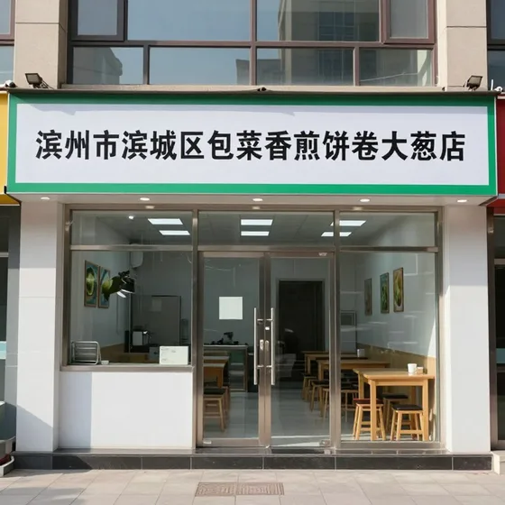 滨州市滨城区包菜香煎饼卷大葱店