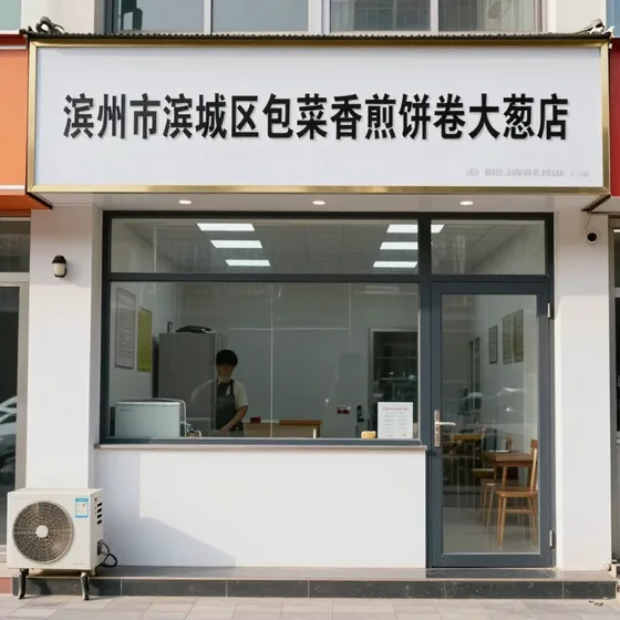 滨州市滨城区包菜香煎饼卷大葱店