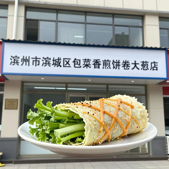 滨州市滨城区包菜香煎饼卷大葱店
